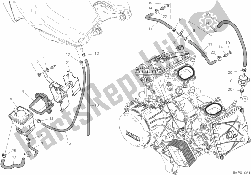 Wszystkie części do Filtr Kanistrowy Ducati Superbike 1299 Superleggera 2017